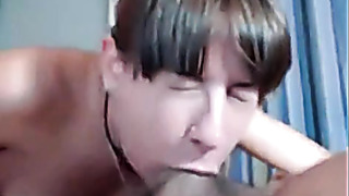 Fat cock mouth fucking for teen babe
