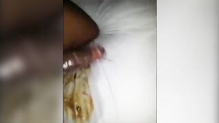Blonde MILF Gets Deepthroated by Huge Black Cock