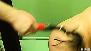 Redhead Slut's Boobs Destroyed by Clips in Hardcore Bondage!
