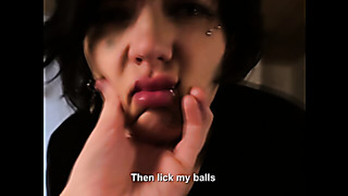 Emo Stepsis Caught You Jerking & Gets Throat Destroyed!