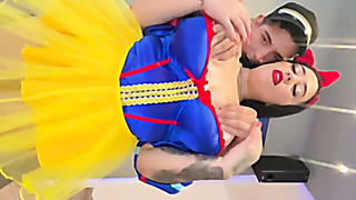 ANGELSDIANA11 SNOW WHITE ANAL DESTRUCTION LATINA WHORE!