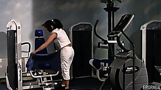 Brunette Slut Brutally Anal Fucked In Gym Hardcore!