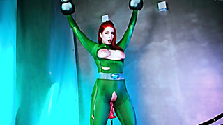 Redhead BBW Cosplay Slut Pounded Hard by Scientist!